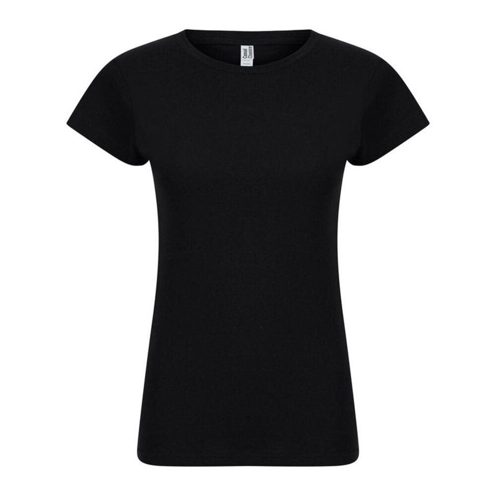 Casual Classic Womens/Ladies T-Shirt / Black